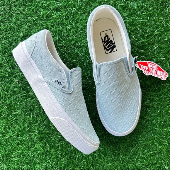 Vans Classic Slip On Houndstooth Embossed Suede - Picture 6 of 8